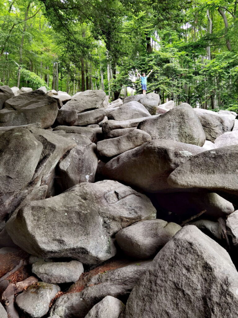 Deutschland Sehenswürdigkeiten im Odenwald: Das Felsenmeer Lautertal