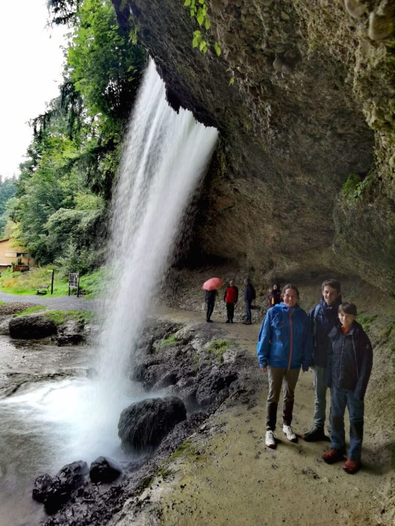 Deutschland Sehenswürdigkeiten im Allgäu: Die Scheidegger Wasserfälle